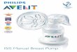 ISIS Manual Breast Pump - Philips...Your ISIS Manual Breast Pump will help you breastfeed longer. You can express and store your milk so that – whether you are out for a few hours,