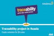 Traceability project in Russia · 2D Data Matrix Symbol Requirements (AZDoc0076901 Product Security Coding Specification Russia 2018) 10 The 2D data matrix is to be printed with a