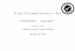 K-Java: A Complete Semantics of Java - University …fsl.cs.illinois.edu/.../2015-01-16-K-Java-POPL.pdf2015/01/16  · Denis Bogd na³ , Grigore Ro³u ( University of Ia³i, University