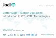 Better Data – Better Decisions · Better Data – Better Decisions Introduction to GTL-CTL Technologies. Stève GERVAIS. ... Technologies – Gas-to-Liquids. Syngas generation •