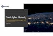 Saab Cyber Security · Saab Cyber Security Anders Carp Threats and possibilities in a digital world. Important information This presentation may contain forward-looking statements