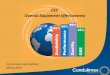 OEE Overall Equipment Effectiveness - gestiopolis.comEl OEE (Overall Equipment Effectiveness) o Eficiencia Global de los Equipos, es un indicador que permite medir la eficiencia con