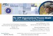 The CIPP Organizational Process Model Symposium/2016...The CIPP Organizational Process Model - An Application to Military Test Range Management Joe Stufflebeam, Ph.D. White Sands Missile