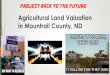 Agricultural Land Valuation in Mountrail County, ND€¦ · Ag Land Valuation –a little history and lots of work ... Density –approx. 5.6 persons per sq mi. What does Mountrail