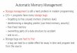 Automatic Memory Managementfaculty.sist.shanghaitech.edu.cn/faculty/songfu/... · Automatic Memory Management Storage management is still a hard problem in modern programming C/C++