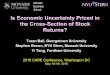 Is Economic Uncertainty Priced in the Cross-Section of ...€¦ · Economic uncertainty index Jurado, Ludvigson, and Ng (2015) Uncertainty: conditional volatility of innovations 132
