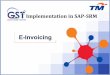 Implementation in SAP-SRM - Telekom Malaysia · 2016-01-28 · Implementation in SAP-SRM . Goods & Service Tax (GST) Overview 1. GST is a tax on domestic consumption of goods & services
