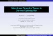 Monotone Operator Theory in Convex Optimization Monotone Operator Theory in Convex Optimization Patrick