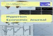 Hyperion Economic Journal nr1(1)_2013.pdf · Hyperion Economic Journal Year I, no.1(1), March 2013 0 Vol. 1, Issue 1, 2013 ISSN 2343-7995 (online) Hyperion Economic Journal