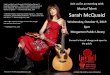 Morganton Public LibrarySarah McQuaid Wednesday, October 9, 2019 6pm Morganton Public Library Concert is free of charge and open to the public “Light and dark swirl through If We