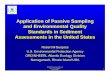 Application of Passive Sampling and Environmental Quality ... · Application of Passive Sampling and Environmental Quality Standards in Sediment Assessments in the United States Application