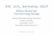 DOE sCO Workshop 2019 - Energy.gov...tank with a self-supporting dome roof as the lowest cost approach Necessarily requires the tank to be supported by, and to interact with, a foundation