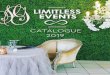 LIMITLESS EVENTS - WordPress.com€¦ · wooden pallet couch R250.00 wooden pallet ottoman R60.00 white leaf havana screen R150.00 wooden moroccan screen white wooden doughnut wall