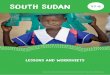 South Sudan Y7-8 - Caritas · for peace in places like South Sudan where conflict exists. ACTION Take up the challenge to learn basic greetings and phrases in South Sudanese Arabic