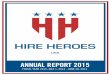 ANNUAL REPORT 2015 - Hire Heroes USA · 1. annual report 2015 . fiscal year 2015: july 1, 2014 - june 30, 2015