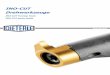 INO-CUT Drehwerkzeuge · INO-CUr tool-system for boring and prcfiling for borc g frcm 7,8 mm Hartmetall - Klemmhalter Typ 608 / 611 / 614 / 616 Toalholder hatd netalUpe 608 / 611