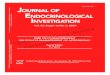 ISSN 1121-1369 Journal of Endocrinological invEstigation · Tariffa R.O.C.: “Poste Italiane Spa - Spedizione in abbonamento postale - D.L. 353/2003 (conv. in L. 27/02/2004 n° 46)