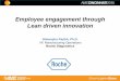 Employee engagement through Lean driven innovation · Employee engagement through Lean driven innovation Himanshu Parikh, Ph.D. VP, Manufacturing Operations Roche Diagnostics