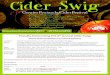 Cider Swig - Greater Gig Harbor Foundation€¦ · Cider Swig Proudly Announcing the 6 th Annual Cider Swig! General Vendor and Exhibitor Information & Application. Location: Sehmel