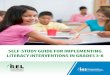 Self-study guide for implementing literacy interventions ... · Self-study guide for implementing literacy interventions in grades 3-8. (REL 2016–224). Washington, DC: U.S. Department