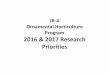 IR-4 Ornamental Horticulture Program 2016 & 2017 Research ...ir4.rutgers.edu/Ornamental/OrnamentalWorkshop/workshoppresentat… · Funding for IR- 4 Research: USDA-NIFA. USDA-ARS