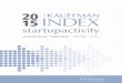 The Kauffman Index 2015: Startup Activity | National Trends · 2015, all these data will be presented at three geographic levels: • National • State • Metropolitan—covering