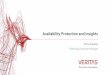 Availability Protection and Insights · Veritas Resiliency Platform What Makes Us Different 20 Centralized management console Get business back online fast Built-in task automation