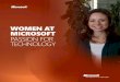Women at microsoft passion for technologydownload.microsoft.com/documents/UK/Danmark/mdcc/10571... · 2018-12-05 · tools, coding style or feature designs. the ... explore your opportunities