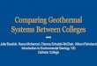 Carleton College Introduction to Environmental Geology 120 · Comparing Geothermal Systems Between Colleges Julia Braulick, Nasra Mohamed, Chenoa Schatzki-McClain, Allison Palmbach