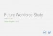 Future Workforce Study - Dell · 2020-03-15 · Future Workforce Study United Kingdom | 2016. ... Millennials, the future of the UK workforce, are keenly influenced by the technology