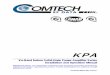 ER-KPA-EA1 - Comtech EF Data · ER-KPA-EA1 THIS DOCUMENT IS NOT SUBJECT TO REVISION/UPDATE! PLM CO C-0027379 Page 1 of 2 Errata A Comtech EF Data Documentation Update Subject: Add