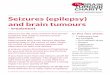 Seizures (epilepsy) and brain tumours · you may be receiving as part of your treatment for your brain tumour) impact of a drug’s side-effects on any other effects your brain tumour
