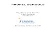 PROPEL SCHOOLS · Student and Family Handbook I. Introduction II. Academics III. Student Empowerment IV. Unique Opportunities V. Discipline Overview VI. Major Violations VII. Prohibited