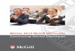 Continuing Dental Education - McGill University · The Division of Continuing Dental Education reserves the right to cancel/reschedule courses or other offerings without ... popularized