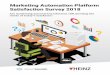 Marketing Automation Platform Satisfaction Survey 2018results.heinzmarketing.com/.../InsightSquared-Heinz... · Top-of-funnel reports like email engagement and isolated campaign performance
