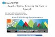 Apache Bigtop, Bringing Big Data to Power8€¦ · Apache Bigtop, Bringing Big Data to Power8 Nate D'Amico –Apache BigTop PMC member Amir Sanjar ... •Ported 22 out of 24 Apache