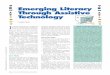 Emerging Literacy Through Assistive Technology · Assistive technology (AT) is defined as any item, piece of equipment, or product system, whether acquired commercially off the shelf,