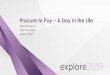 Procure to Pay – A Day in the Life - QAD Inc · Procure to Pay – A Day in the Life • QAD delivers positive business outcomes - Improve margins by optimizing procurement spend