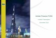Amlak Finance PJSC...Investor Presentation December 2016 This presentation has been produced by the management of Amlak Finance PJSC “Amlak” or the “Company”), solely for use