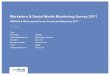 Marketers & Social Media Monitoring Survey 2011 · Marketers & Social Media Monitoring Survey 2011 ! RSW/US & Web Liquid Survey Conducted May/June 2011 ! Version 1 27 July 2011!!!