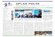 APLAR PULSE · learning that Dr Prakash Pispati, founder of our news-letter, passed away last year. Dr Pispati founded the APLAR newsletter in 2016 Newsletter of the Asia Pacific