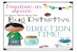 Bug Detective Direction time! - Tools To Grow, Inc. Detective Spatial Relations.pdf · Bug Detective Word Bank between right left next Color the bugs below as indicated. Cut them