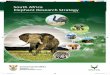 South Africa Elephant Research Strategy · 2018-06-12 · South Africa Elephant . Research Strategy. 2014-2024. Prepared by Department of Environmental Affairs and South African National
