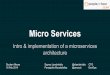 architecture Intro & implementation of a microservices in PeoplePerHour.… · Intro & implementation of a microservices architecture Docker Athens Spyros Lambrinidis @slambrinidis