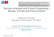 Service-oriented and Cloud Computing – Recap, Trends and … · 2019-01-03 · Society, IEEE International Workshop on Software Defined Systems, 2014 IEEE International Conference