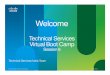 Technical Services Virtual Boot Camp - Session 6 · © 2010 Cisco and/or its affiliates. All rights reserved. Cisco Confidential 1 Welcome Technical Services Virtual Boot Camp Session