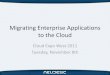 Migrating Enterprise Applications to the Cloudmichaelcollier.blob.core.windows.net/public/Migrating Enterprise... · Platform Alignment 4 Database challenge Code Migration 3 New code