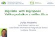 Big Data with Big Spoon - GZDBK | Gospodarska zbornica ... · Characterization of Big Data: volume, velocity, variety (V3) • Volume –challenging to load and process (how to index,