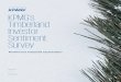 KPMG’s Timberland Investor Sentiment Survey · 2017 KPMG LLP, a Delaware limited liability partnership and the U.S. member firm of the KPMG network of independent KPMG LLP’s Timberland