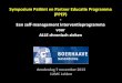 SymposiumPaëntenPartnerEducaeProgramma (PPEP) C!! Een ... · Symposium Patiënt en Partner Educatie Programma (PPEP) - Oncologie Patiënten en hun Partner - BOERHAAVE Nascholing